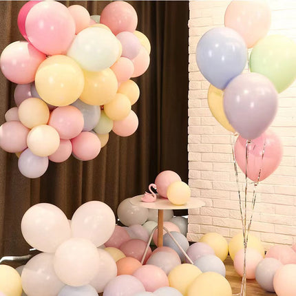 Candy color balloon 5/10/12 inch birthday party decoration balloon creative wedding confessions Macaron balloon