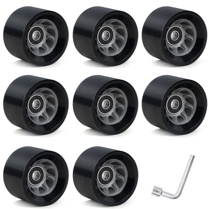 Double-row roller skates wear-resistant carpool four-wheel skates high hardness speed pulley roller skates skateboard universal Pu wheel