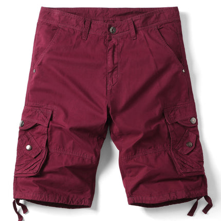 Summer Loose Casual Camouflage Multicolor Tooling Shorts plus size Multi-Pocket Pants