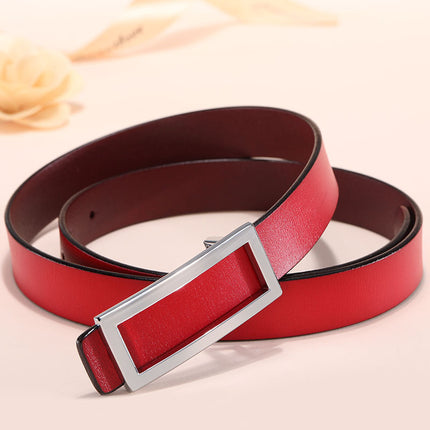 Belt Women's Leather Simple Fashion Women's Professional Belt Women's South Korea Dress Decorative Suit Trendy Belt