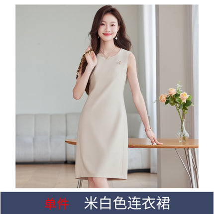 Business Dress Women's Suit 2024 New Autumn Thick Small Suit Elegant Work Clothes Suit Skirt dress