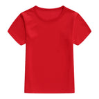 Children's Red Quick-Dry T-Shirt / S (height 90cm-100cm)
