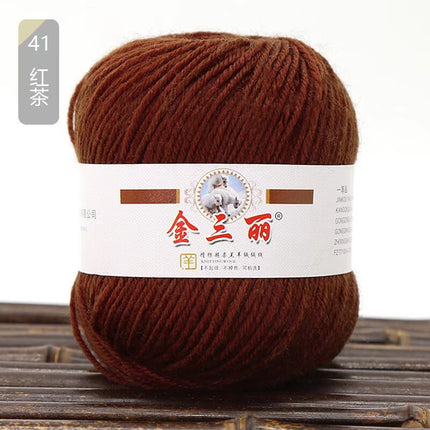 Jin Sanli acrylic baby line hand woven shoes cushion bag scarf diy hook shoes cushion wholesale specials