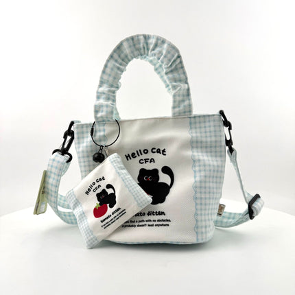 New Girls Handbag Storage Bag Cute Lunch Box Bag Handbag Mother Bag Korean Cartoon Bag Hand Bag