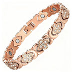 Rose gold four-prong standard buckle