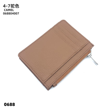Double-sided Driver's License Multi-card Slot Genuine Leather Zipper Card Bag Top Layer Cowhide Men's Thickened Light Luxury Women's Small Coin Purse Case