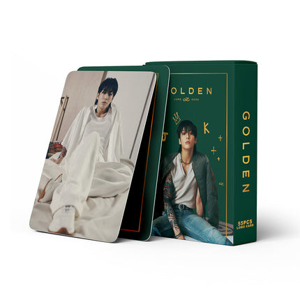 Korean Star 55 Boxed Small Cards Stray (g) I-Dle Ive Ateez Collection Lomo Cards Cross-Border