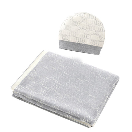 Children's Blanket Air-conditioning Blanket Thick Knitted Jacquard Children's Blanket Car Infant Air-conditioning Blanket for Boys and Girls