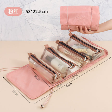 New Cosmetic Bag Four-In-One Travel Portable Multi-Functional Large-Capacity Removable Toiletry Storage Bag