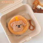 2# brown curly puppy / 8.5*8.5cm