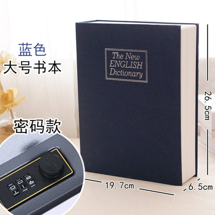 Book Safe Piggy Bank Large Password Box with Lock Banknote Piggy Bank Child Cute Creative Birthday Gift