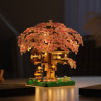 M3079 small powder cherry tree house/lamp