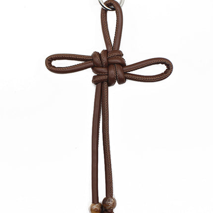 New Hand-woven Ruyi Knot Keychain Chinese Knot Car Bag Hanging Chain Accessories Keychain Hanging Ornaments