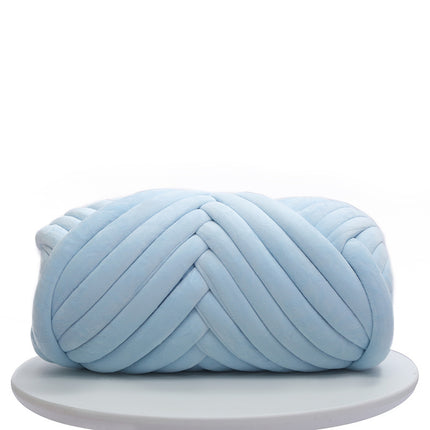 Cross-Border New Product DIY Core-Spun Yarn 3cm Thick Imitation Velvet Yarn Blanket Fabric Strip Yarn Core-Spun Cotton Manufacturer Wholesale