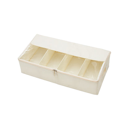 Cross-border Shoes Storage Transparent Shoe Box Household Space-saving Bed Bottom Shoe Cabinet Dustproof Shoes Storage Shoes Boots Storage Box
