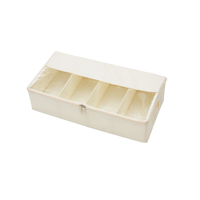 Cross-border Shoes Storage Transparent Shoe Box Household Space-saving Bed Bottom Shoe Cabinet Dustproof Shoes Storage Shoes Boots Storage Box