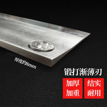 Chopping chicken, duck, fish, goose, spareribs, chopping knife, chopping vegetables, chopping knife, chopping meat, stainless steel, chopping, forging, thickening