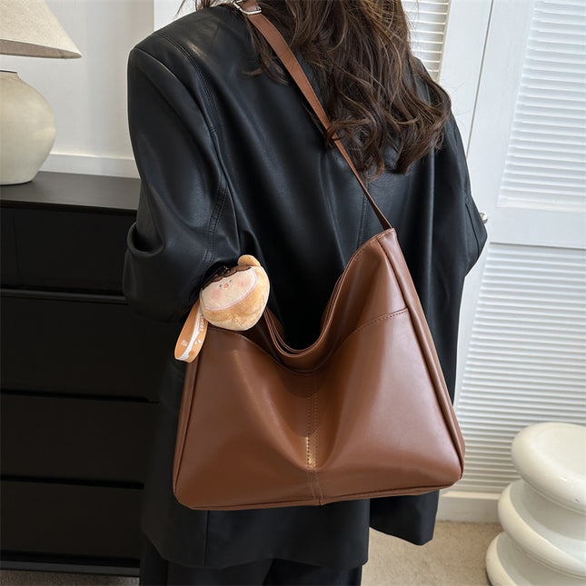 All-matching ins messenger bag female 2023 new tote bag student class large capacity shoulder commuter bag bags