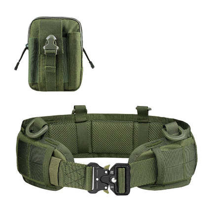 Cross-Border Cobra Buckle Tactical Waist Belt Set Outdoor Multi-Functional Nylon Quick-Release Belt Real-Life Cs Outer Belt