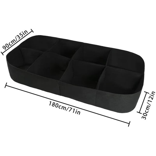 Cross-border New Felt Planting Bag 8-mouth 4-mouth Garden Flower Pot Vegetable Planting Breeding Bag