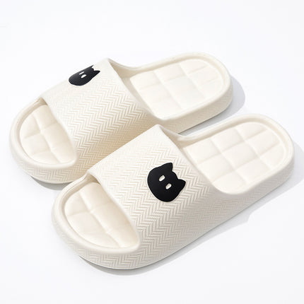 Stepping on excrement feeling sandals and slippers women's summer new home non-slip bathroom home men's eva cool tray factory wholesale cross-border