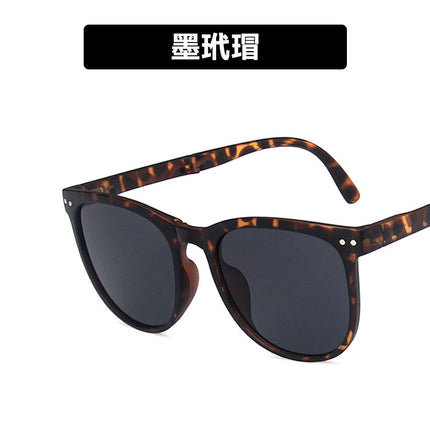 Folding Sunglasses Pocket Air Cushion Sunglasses Women's Sun Protection Glasses 2022 Anti-Uv Sunglasses Men's Driving Trend