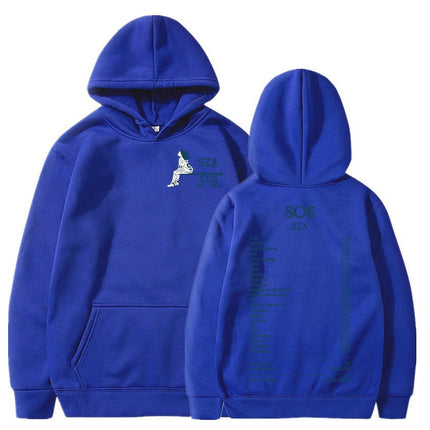 Sza Good Days Pattern Trendy Fashion Hoodie Sos New Music Al