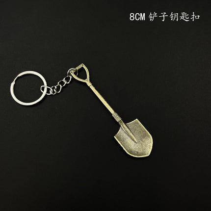 Tomb Raider Notes Series Peripheral Luoyang Shovel Manuscript Shovel Alloy Ornament Model Keychain Pendant Ornament Toy