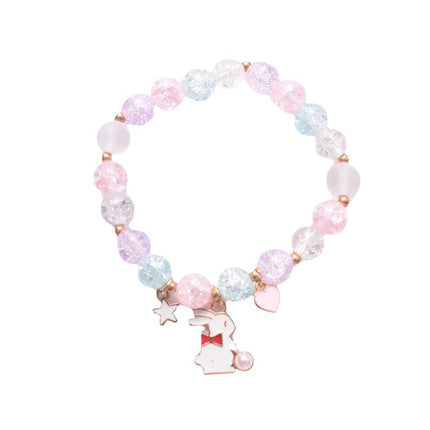 24 Grids 360Pcs Two-Color 8mm Glass Burst Beads Handmade DIY Jewelry Necklace Jewelry Accessories Set Box Geometry