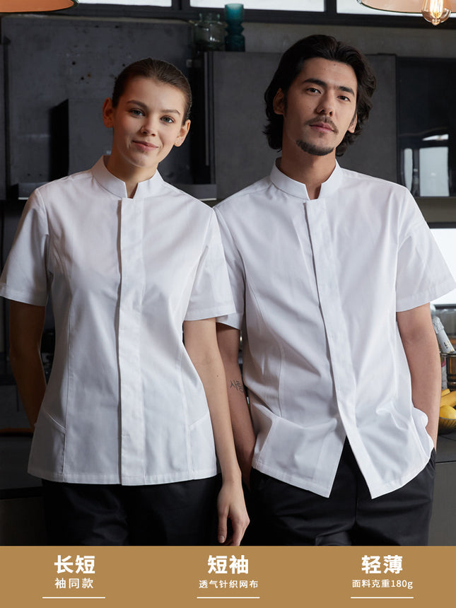 Zhenyao Five-Star Hotel Chef Uniform Executive Chef Bakery Pastry Western Restaurant Chef 2025 New Style