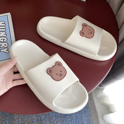 Bathroom Shower Non-Slip Trendy Internet-Famous Indoor Home Use Sandals Japanese Style Thick-Soled Dog Slippers for Women