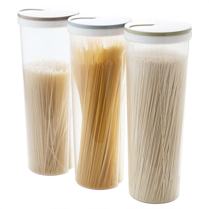 Kitchen Noodles Box Plastic Bottle Transparent Sealed Jar Grain Storage Box Household Storage Jar Storage Jar