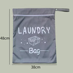 Laundry bag pattern one gray