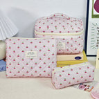 Plaid cherry / Small [pencil case]