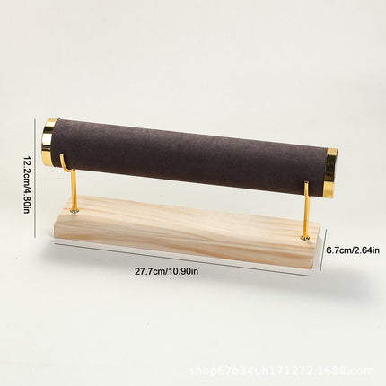 Solid Wood Jewelry Display Stand, Multi-Purpose Bracelet and Watch Storage, Removable Jewelry Props Display, Shooting Exhibition