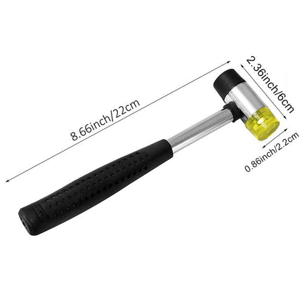 Cross-border boxed 10/15mm coat clothing four-in-one buckle 87-piece tool hammer set brass female and female hidden buckle