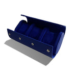 Blue crosshatch 3-compartment