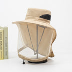 Anti-mosquito hat-khaki / Adjustable