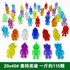 Concave and convex heroes (about 115 pieces)