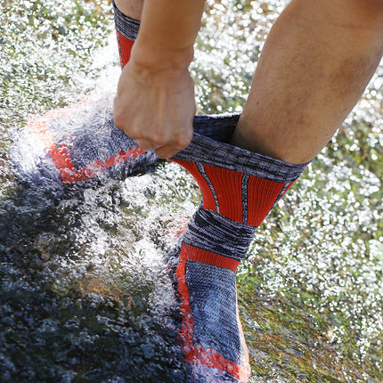 Long tube waterproof socks hiking wading outdoor camping skiing adventure mountaineering warm breathable waterproof socks
