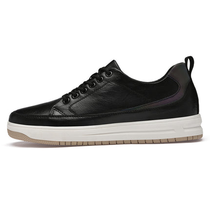 Autumn fashion new men's shoes casual shoes Korean shoes British soft sole shoes thick sole shoes Net red belt goods business Board Shoes
