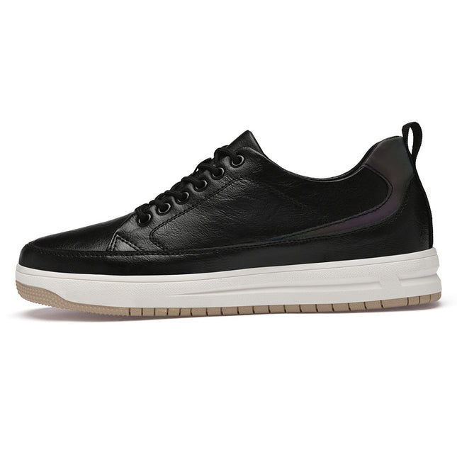 Autumn fashion new men's shoes casual shoes Korean shoes British soft sole shoes thick sole shoes Net red belt goods business Board Shoes
