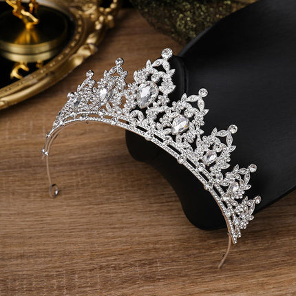 Children's Crown Headband Girl Princess Birthday Gift Crown Temperament Headband Hair Accessories Wedding Crystal Fashion Jewelry