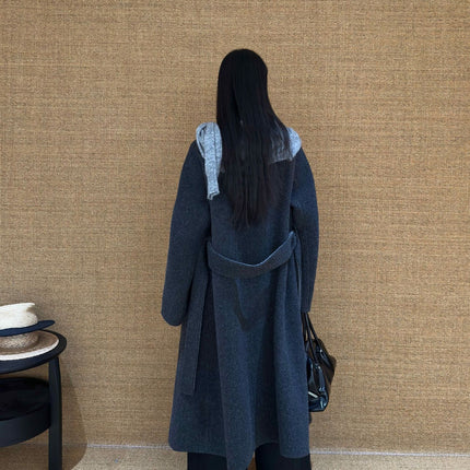 Dtwo Autumn and Winter New Product Original Design Thirteen Lines Wholesale Niche Elegant Woolen Jacket Outwear 5313352