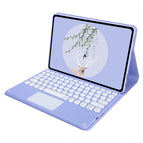 Oppo pad 11inch / Lavender purple + round hat touch keyboard