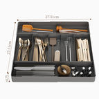 Three-compartment + telescopic on all sides [black model]