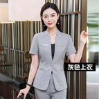Gray one-piece suit / S