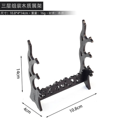 Arts and crafts weapons storage box display rack accessories collection gift box three-dimensional display rack multi-layer display rack