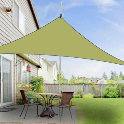 Cross-Border Canopy Tent Large Courtyard Sunshade Outdoor Camping Silver-Coated Triangular Canopy Pergola Awning
