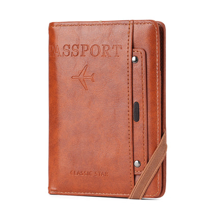 2025 New Storage Vaccine Card Holder Id Pu Passport Multifunctional Protective Cover Overseas Travel Passport Bag Wholesale